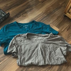 Two universal thread tees